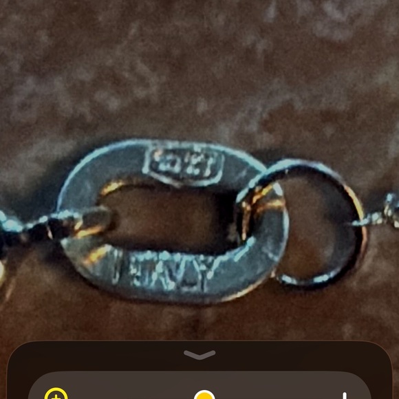 Elegant 10 kt Gold Pendant 20 in Necklace samp - Picture 4 of 5